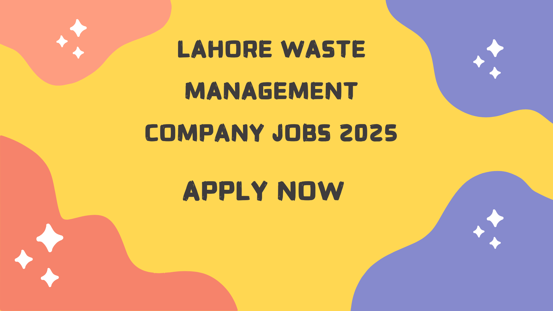 Lahore Waste Management Company Jobs 2025