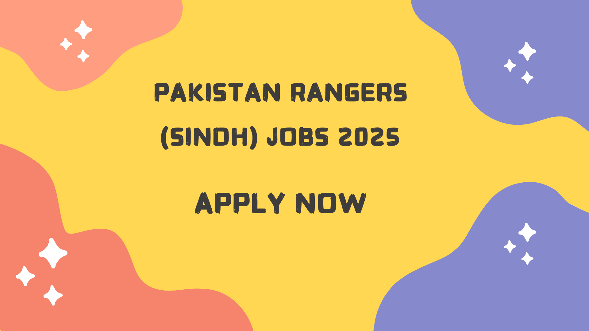 Pakistan Rangers (Sindh) Jobs 2025